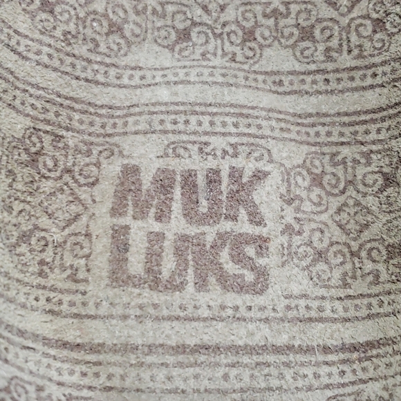 Muk luk flip flops multicolored woven straps euc - Picture 5 of 5